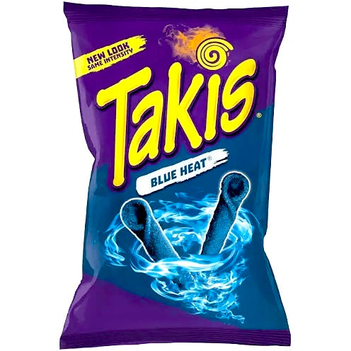 Takis Blue Heat Rolled Corn Chips 92.3g