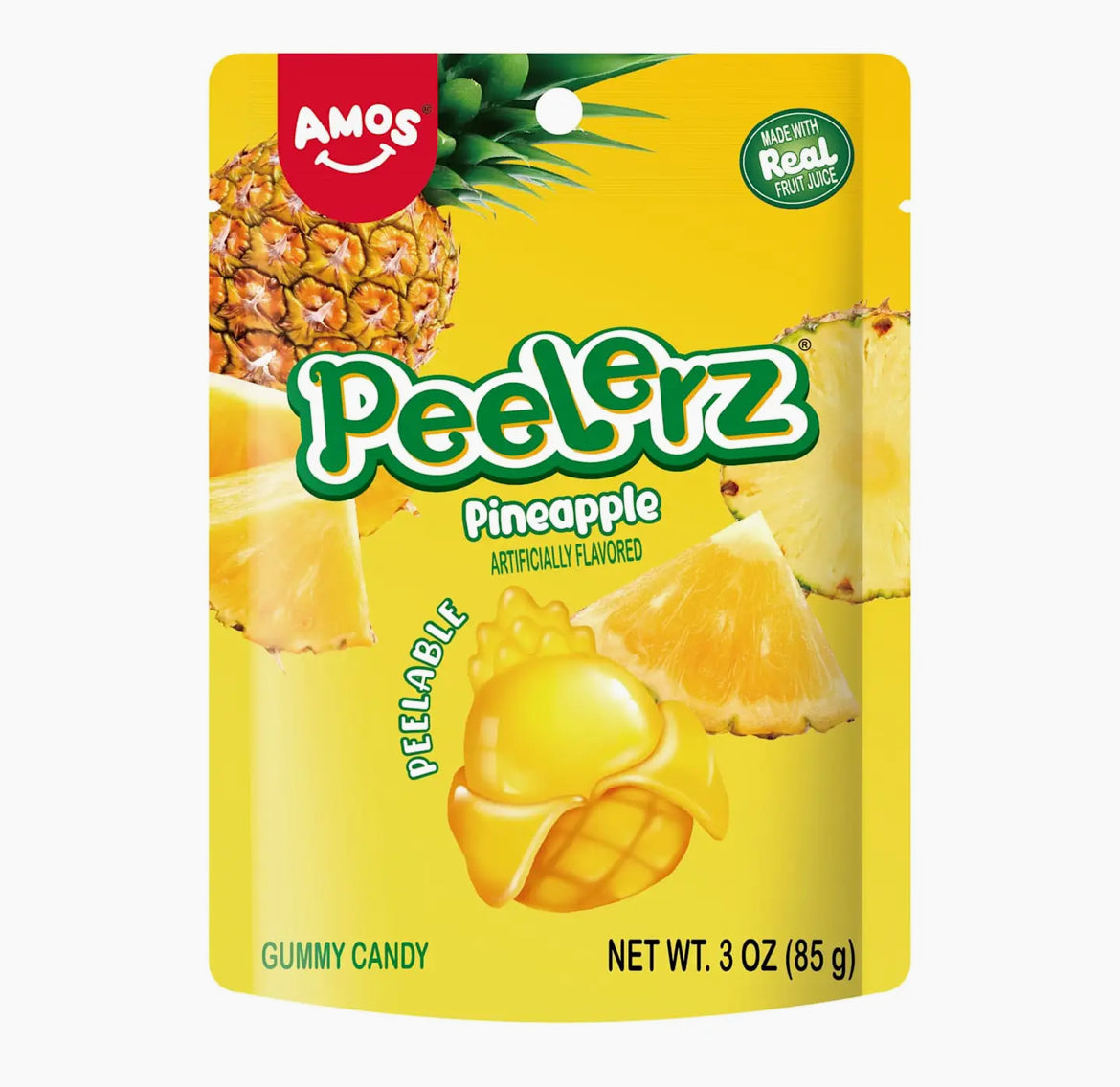 Peelerz Gummy Pineapple Peelable Candy 85g