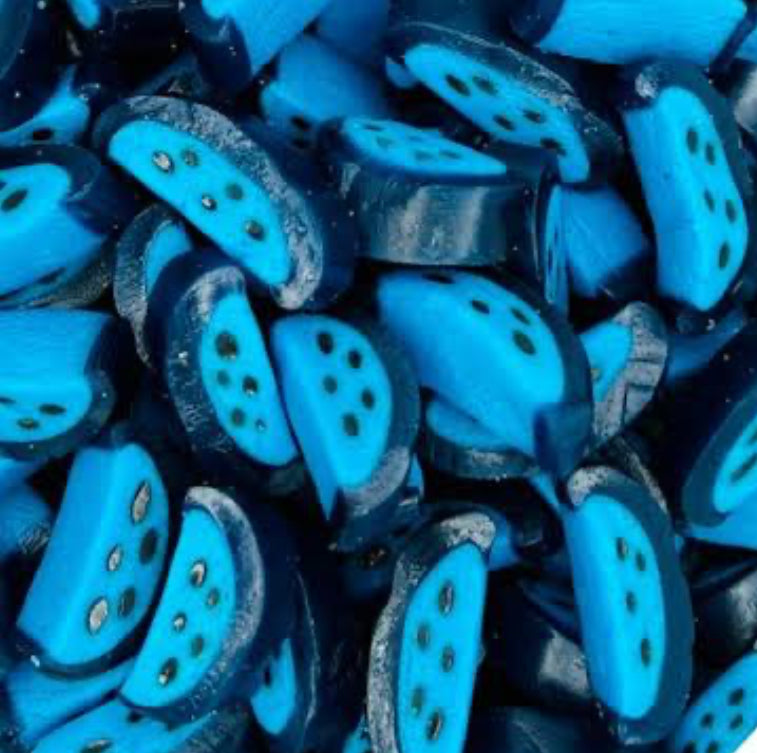 Blue Raspberry Slices 100g