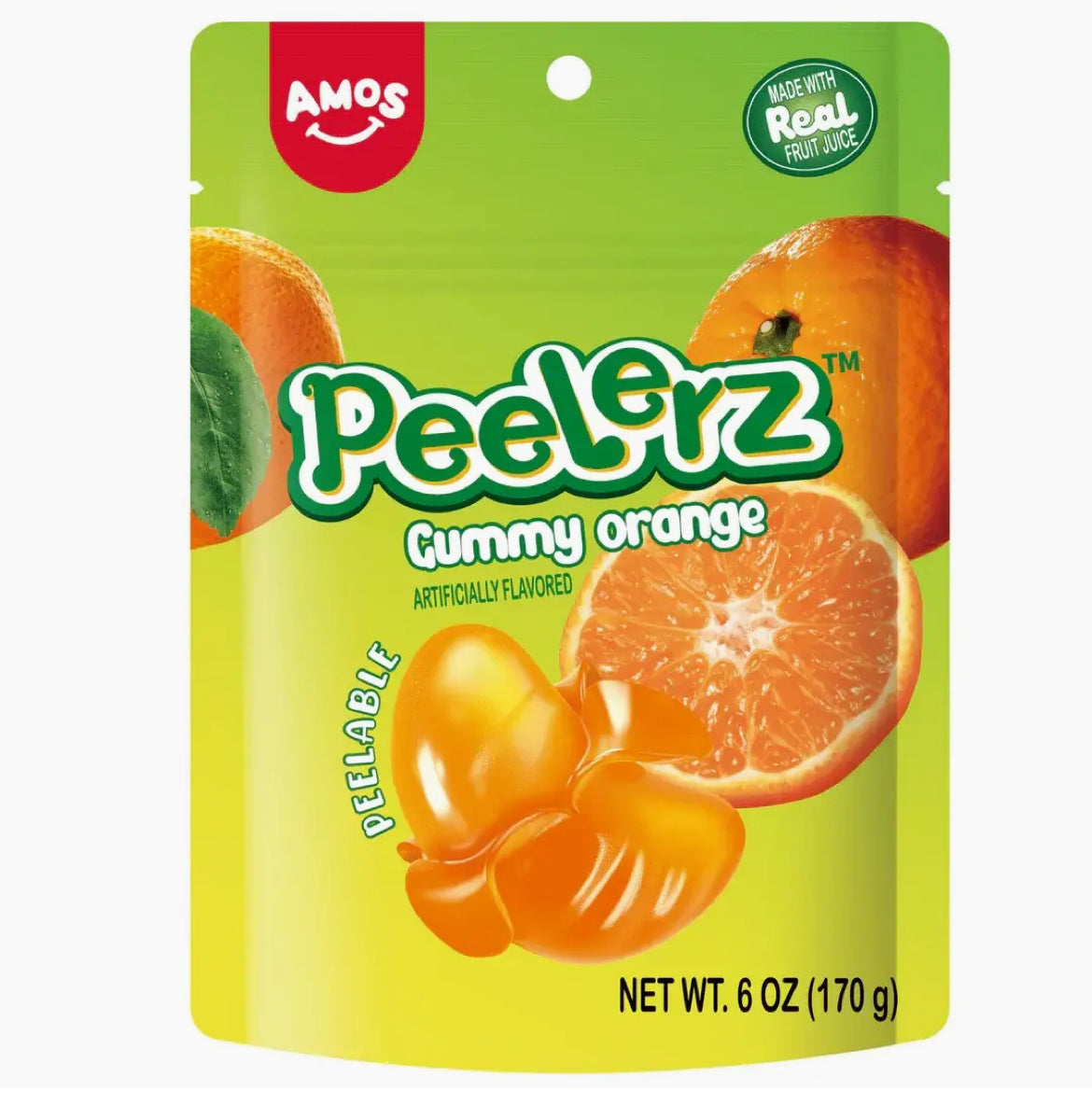 Peelerz Gummy Orange Peelable Candy