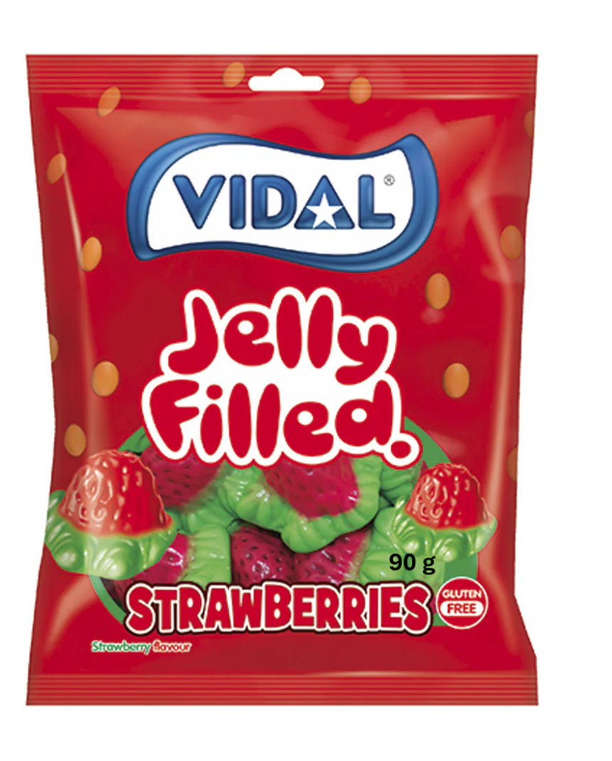 Jelly Filled Strawberries 90g