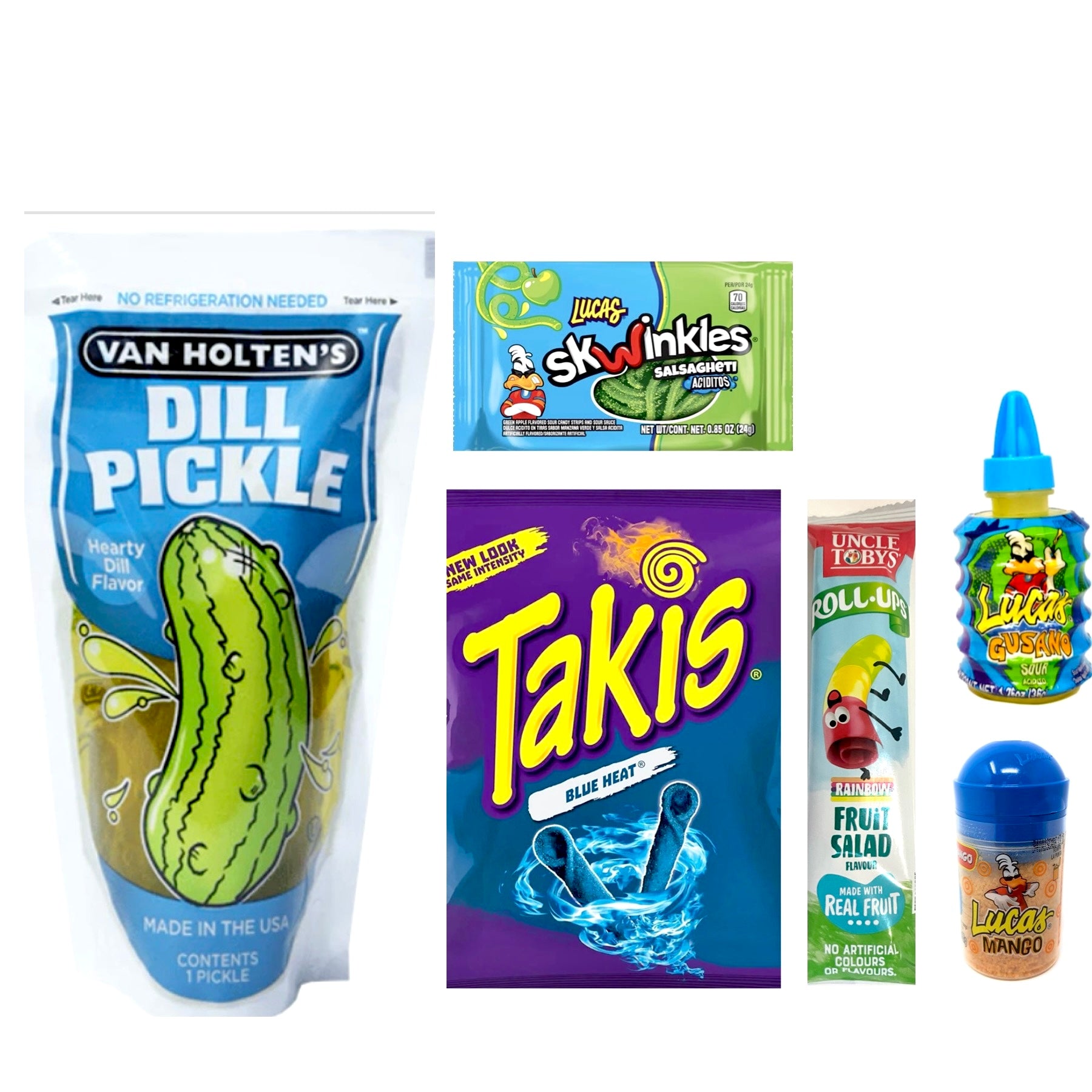 Blue Takis Pickle Tik Tok Viral Kit Bundle Suga Roo