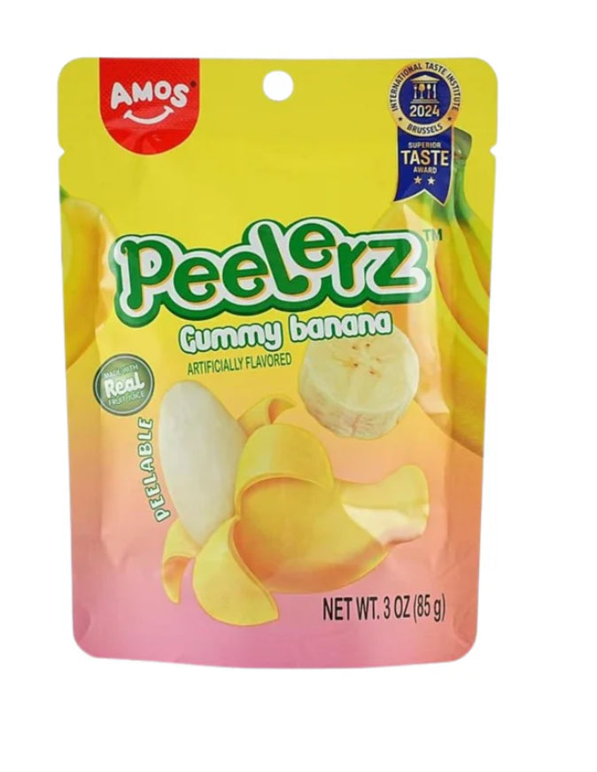 Peelerz Gummy Banana Peelable Candy
