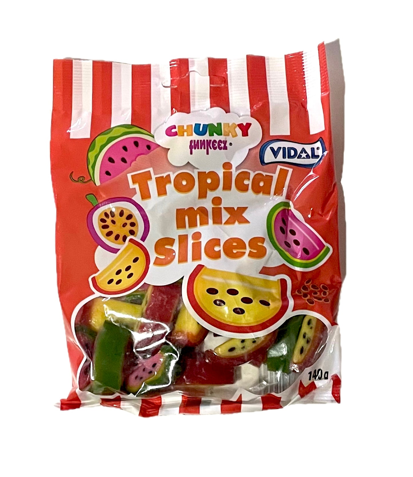 Tropical Mix Slices 140g passion fruit and watermelon