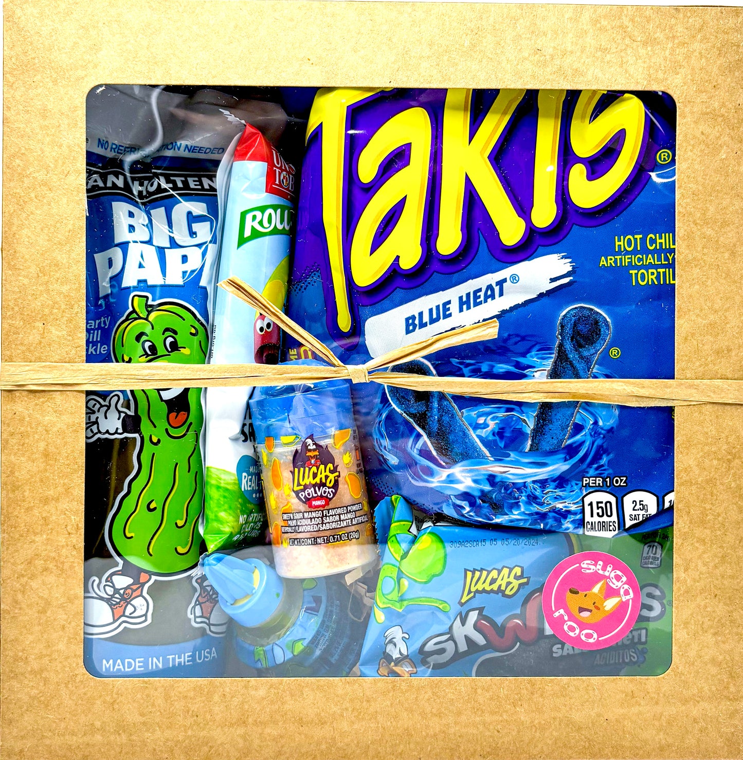 Takis Blue Pickle Tik Tok Viral Kit Gift Box Suga Roo