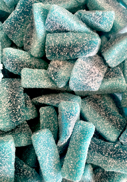 Fizzy Blue Raspberry Slices