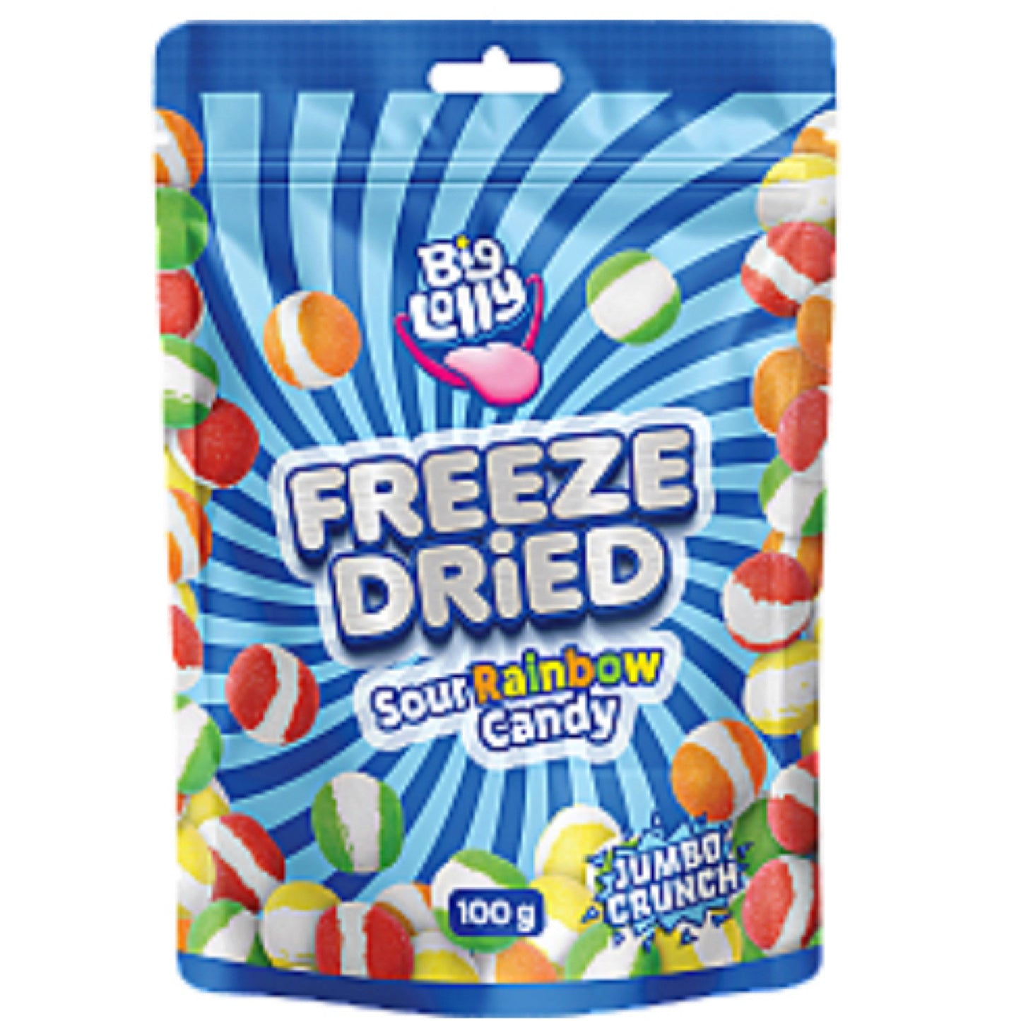 Freeze Dried Sour Rainbow Candy 60g