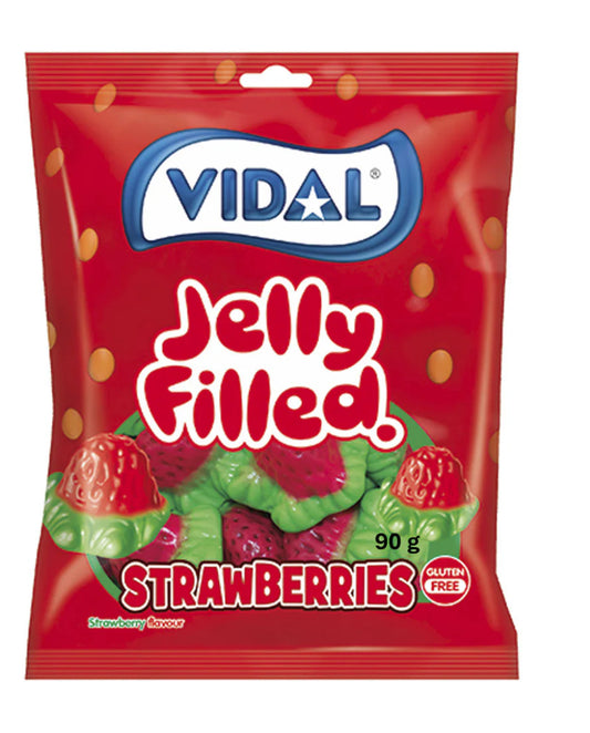 Jelly Filled Strawberries 90g